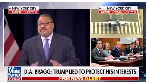 Alvin Bragg is having a hard time explaining the 34 felony charges against Trump. This is wild