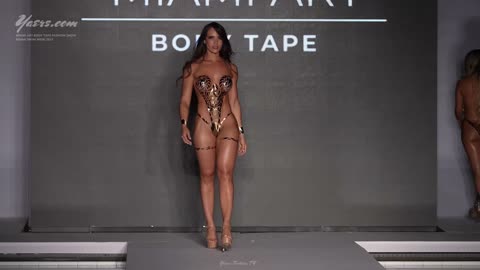 Miami Art Body Tape Fashion Show