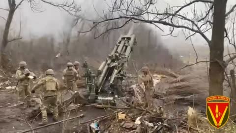 Ukrainian Artillery Destroys Russian Positions As Soldiers Seek Shelter In Dugout And Buildings