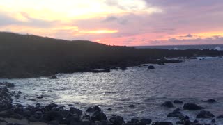 Maunaloa, HI — Po'olau Beach - Sunset