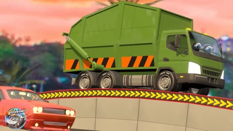 Wheels on the Garbage Truck Nursery Rhyme & Baby Song