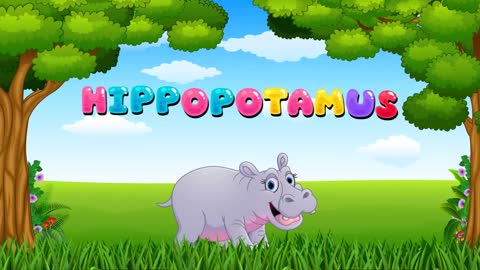 for learning for children to know the names of animal names