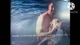 Caucasian man shot by his own dog 🐕