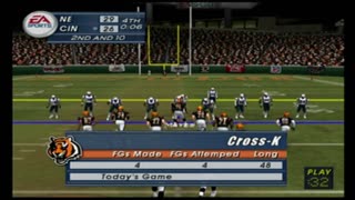 Madden NFL 2003 Year 6 Preseason - New England Patriots