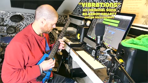 "Vibrations" an Original Song by Aaron Hallett Guitar Solo Excerpt