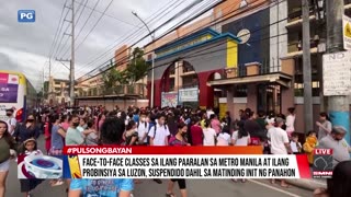 Face-to-face classes sa ilang paaralan sa Metro Manila at ilang probinsya sa Luzon, suspendido