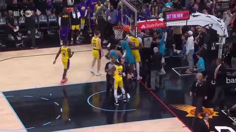 D-Book - Flagrant 1. Deandre Ayton gets a tech. Pat Bev gets ejected for the shove 🔥 Suns-Lakers
