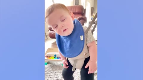 Cute Babies Sleeping Anytime Anywhere - Funny Baby Videos