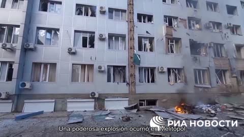 Una poderosa explosión ocurrió en Melitopol