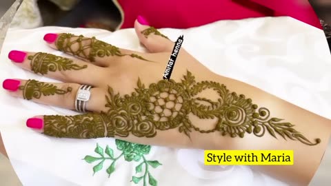 Easy Mehndi design