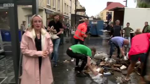 Catastrophic flooding across western Europe as politicians blame climate change- BBC News