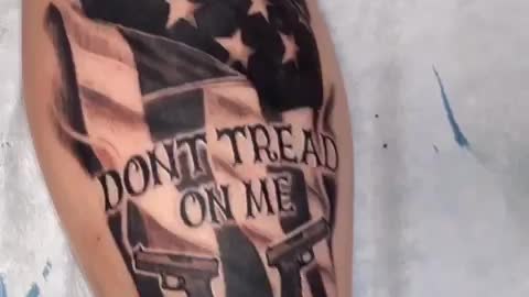 🇺🇸 🐍 Don’t Tread On Me Tattoo🐍 🇺🇸