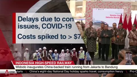 Indonesia launches high-speed railway, first in Southeast Asia