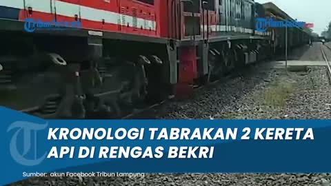 Polisi Ungkap Kronologi Tabrakan 2 Kereta Api di Rengas Bekri, 2 Masinis dan 2 Asisten Terluka