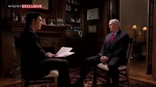 Pence tells David Muir he 'can't account' for what Trump was doing during Jan. 6 riot