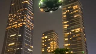 Drone UFO Test in China