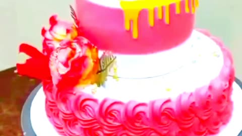 Two Steps Cake | Cake Art and Decoration | Loveable cake | Cake work