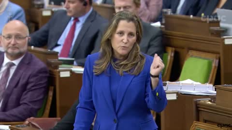 Trudeau's Scary Deputy PM, Chrystia Freeland, Says the World Is "in the Midst of a Green Transition"