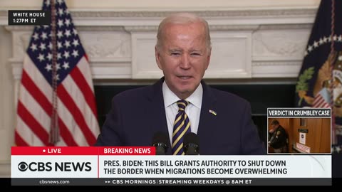 Biden urges GOP lawmakers to _show a little spine_ as Trump pressures them to kill border deal