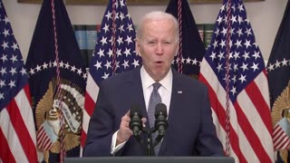 Biden and his Word Salad read directly from the teleprompter - aka The Neverending Story