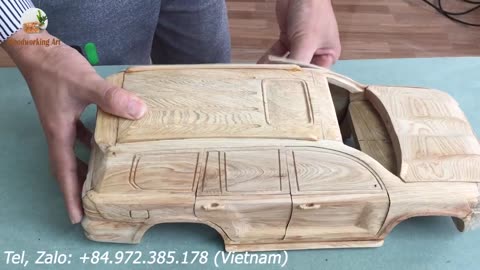 Wood Carving - TOYOTA Land Cruiser V8 2020 (New Version) _jannat art