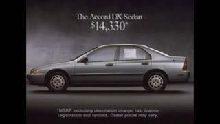 Honda Accord Commercial (1993)