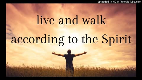 we need to live and walk according to the Spirit