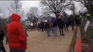 More footage showing DC cops pushing protesters along. No wonder they hid 14K hours of video!