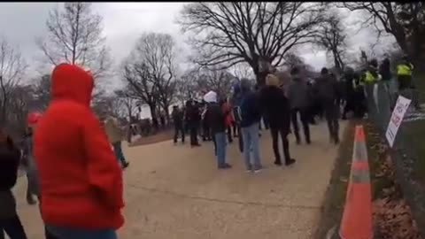 More footage showing DC cops pushing protesters along. No wonder they hid 14K hours of video!