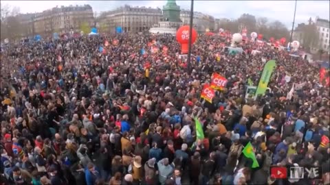 Demonstrationen und Unruhen in Frankreich.
