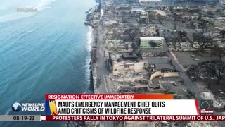 Maui's emergency management chief quits amid criticisms of wildfire response