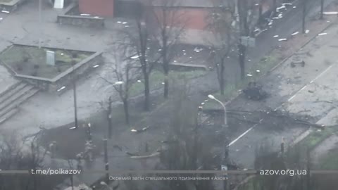 Ukraine War Footage: Azov Regiment Ambushed A Russian Convoy In Mariupol