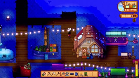 Shadowy figure in Stardew Valley