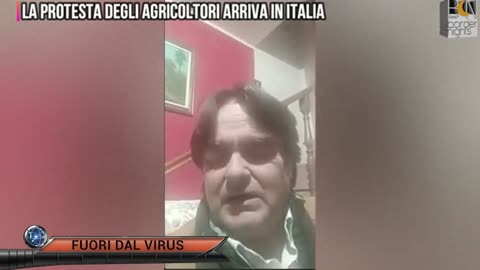 AGRICOLTORI, LA PROTESTA ARRIVA IN ITALIA. Fuori dal Virus n.915.SP