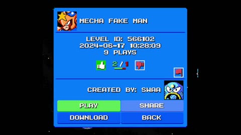 Mega Man Maker Level Highlight: "Mecha Fake Man" by Swaa