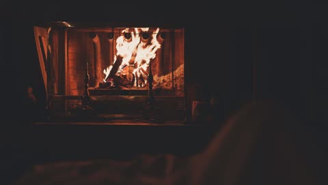 Relaxation video: Crackling sound of a fireplace ASMR