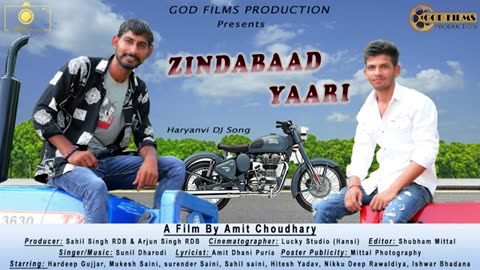 Zindbaad yaari by Ãmēēt _Gurjar New haryanvi song 2023