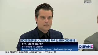 Matt Gaetz wants to ban members of Congress from lobbying