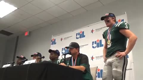 2021 Franklin Lions Texas UIL 3a Division II State Champion Press Conference.