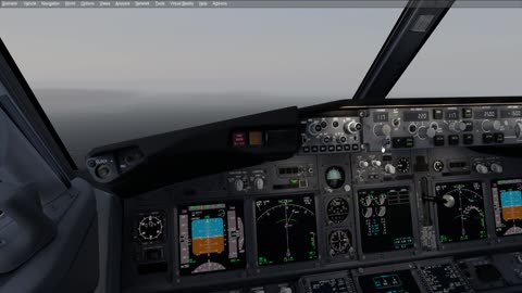 Gibraltar LXGB approach and landing 738 Condor IVAO P3D