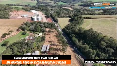 Grave acidente deixa duas pessoas mortas na BR-277 em Virmond