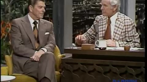 Johnny Carson and Pesident Regan