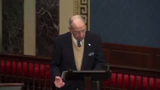 Senator Grassley Destroys The Democrats For The Politicization Of The FBI