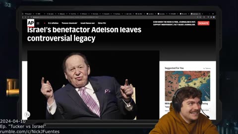 Nick Fuentes - Who is Sheldon Adelson?