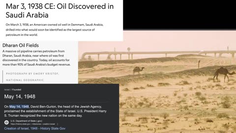 Mar 3, 1938 CE: Oil Discovered in Saudi Arabia