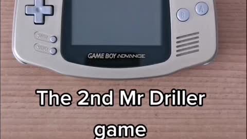Mr Driller 2 Fun Fast Paced Puzzle Game for the Game Boy Advance