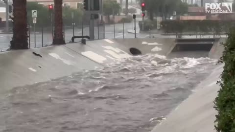 Tropical Storm Hilary brings torrential rain and flash flooding into Southern California