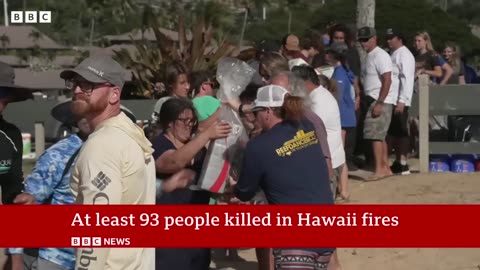 Maui fire: At least 93 killed by Hawaii wildfires - BBC News