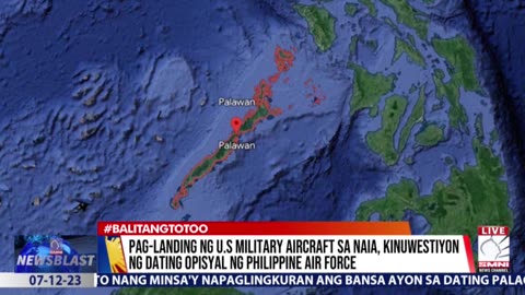 Pag-landing ng U.S. military aircraft sa NAIA, kinuwestuyon