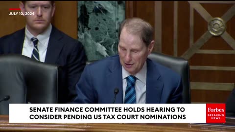 Ron Wyden Leads Senate Finance Committee Consideration Of Nominees To The US Tax Court